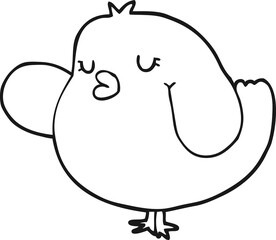 cartoon bird