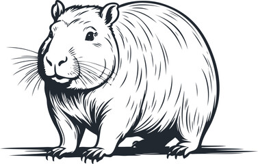 Capybara, vector illustration - 751462320