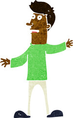 cartoon surprised man