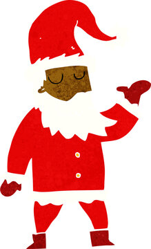 cartoon santa claus