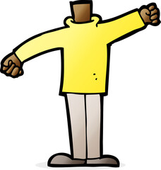 cartoon body waving arms (mix and match cartoons or add own photos)
