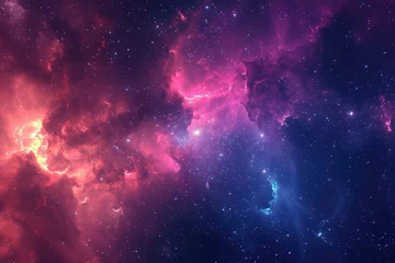 Foto op Plexiglas Galactic enchantment reveals stunning celestial display © realaji