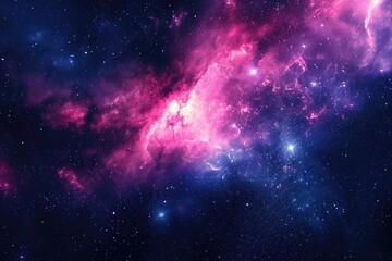 Fototapeta na wymiar Astronomical canvas displays brilliant cosmic palette