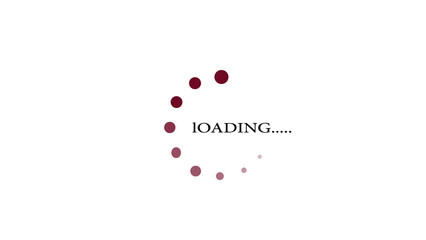 loading icon illustrations isolated with white background