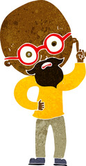 Fototapeta premium cartoon old man