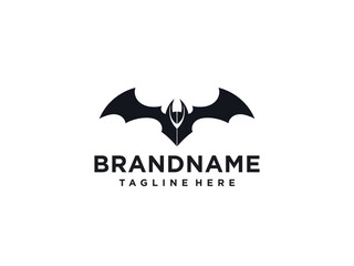 Bat icon illustration on white background. bat logo design vector