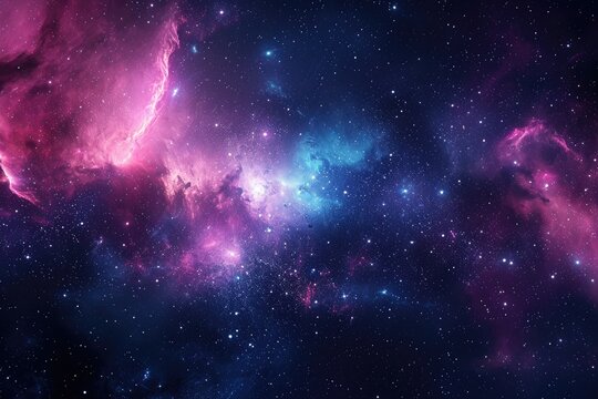 Stellar marvel captivates with mesmerizing celestial hues © realaji