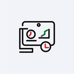 bussines planning icon pictogram