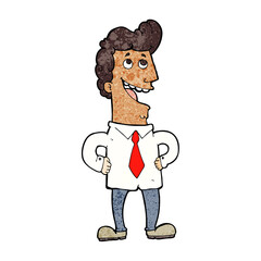 cartoon businessman