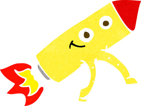 recommend clip art: cartoon happy rocket