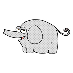 cartoon elephant squirting water