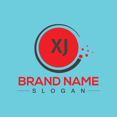 Creative XJ letter logo design for your business brands