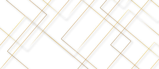 abstract golden squre stock ceramic brick tile and floor background. geometric vector, seamless pattern. repeating thin linear square diamond shape illustration.golden line textrue, white in backdrop.