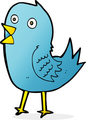 cartoon bluebird