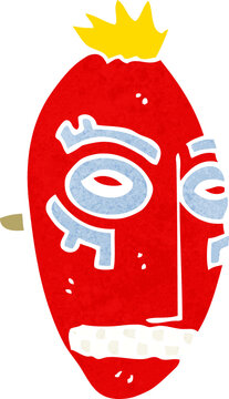 recommend clip art: cartoon tribal mask