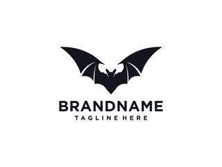 Bat logo animal and vector, wings, black, halloween, vampire, gothic, illustration, design bat icon