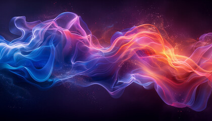 Fototapeta premium Fluidity in Motion Abstract Background