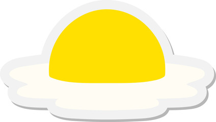 fried egg sticker