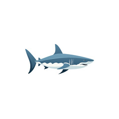 Fototapeta premium shark cartoon