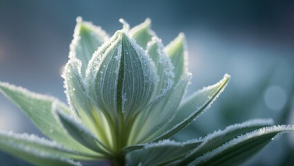 White Lily Close-Up Shots Capturing Beauty in the Snow with Gorgeous Blur Background