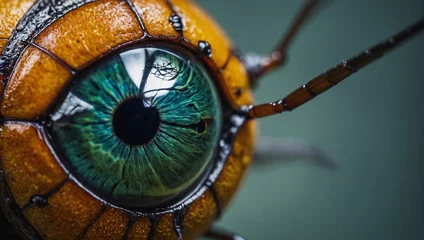 Tuinposter eye of the eye © Sohaib