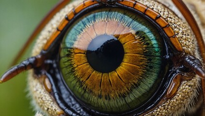 close up of an eye