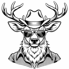 deer head silhouette