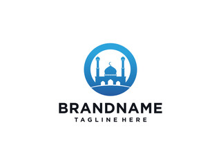 Mosque vector icon illustration design template