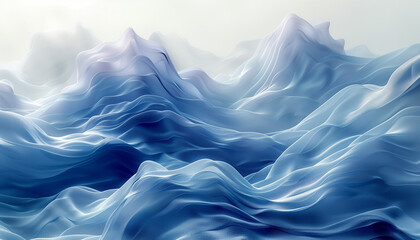 Fluidity in Motion Abstract Background