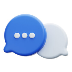 communication chat 3d illustration