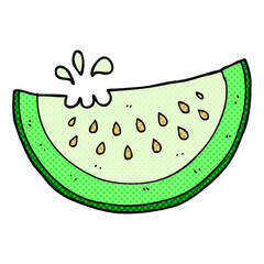 cartoon melon slice