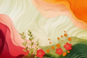 Abstract background for Lawn and Garden Month