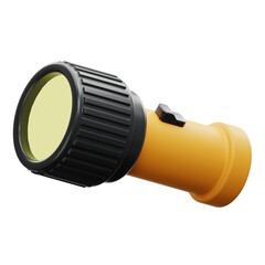 flashlight device 3d illustration