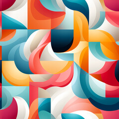 seamless geometric pattern with a modern twist