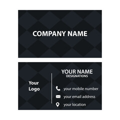 Business card design unique new modern minimalist vector Free printable business card templates for your company