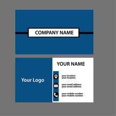 Business card design unique new modern minimalist vector Free printable business card templates for your company