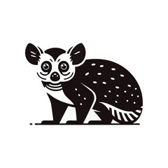 Aye-Aye Simple and Clean Logo Icon