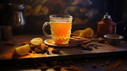 Immunity boosting drink made with turmeric