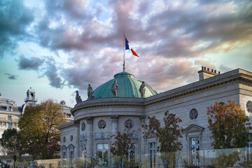 Paris, the Musee d’Orsay, beautiful building in a chic area of the French capital
 - obrazy, fototapety, plakaty