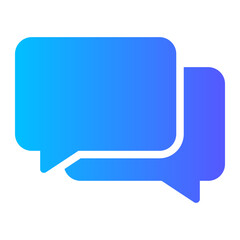 chat gradient icon