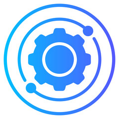 cogwheel gradient icon