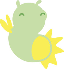 cute cartoon glow bug