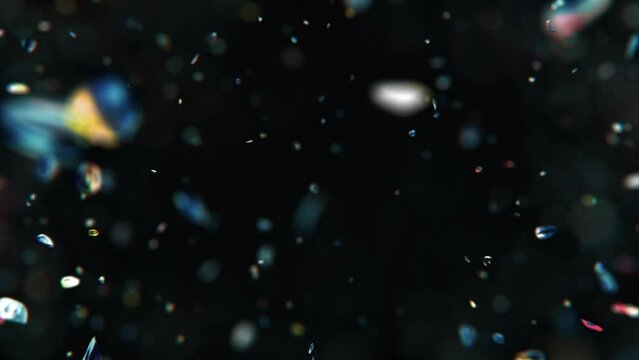 Dynamic explosion of shine dust