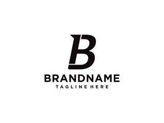 letter b logo design, b logo design, b logo vector illustration