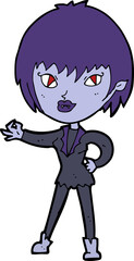 cartoon vampire girl