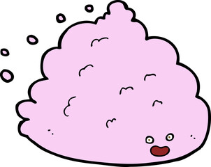 cartoon cloud character