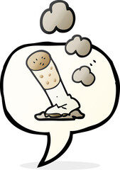 speech bubble cartoon cigarette