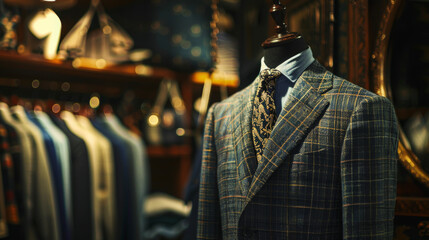 Obraz premium The suit collection is beautifully arranged