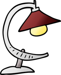 cartoon doodle desk lamp