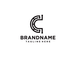letter c logo. Branding identity corporate c logo vector design template